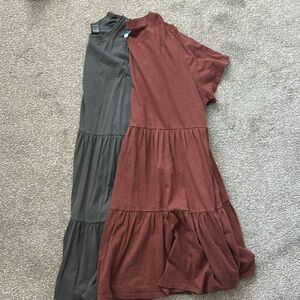 Old Navy Tiered Tshirt Dress Lot